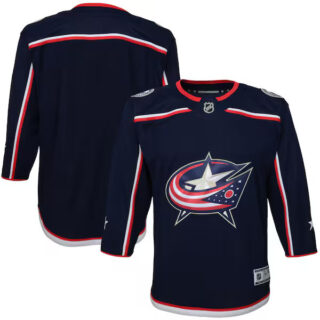Youth Columbus Blue Jackets Home Premier Jersey - Navy