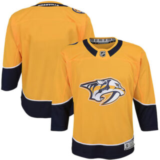 Youth Nashville Predators Home Premier Blank Jersey - Yellow