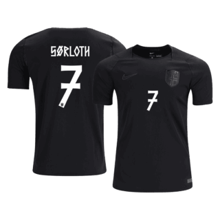 SORLOTH #7 Norway Away Soccer Jersey World Cup 2026 Black