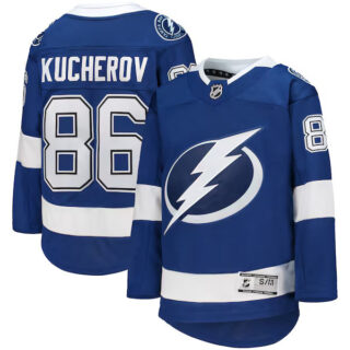 Youth Nikita Kucherov Tampa Bay Lightning #86 Home Premier Player Jersey - Blue