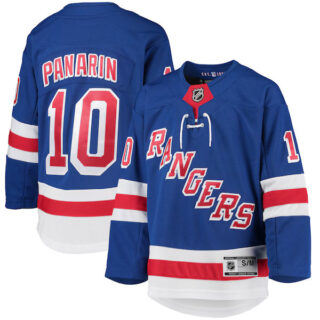 Youth Artemi Panarin New York Rangers #10 Home Premier Player Jersey - Blue