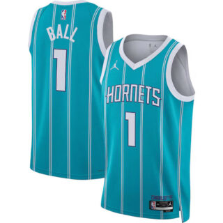Women's LaMelo Ball Charlotte Hornets #1 Jordan Brand Swingman Jersey - Icon Edition - Teal