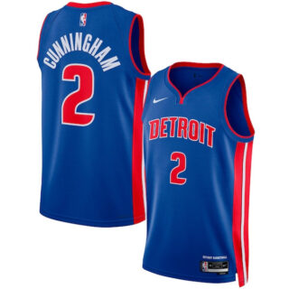 Women's Cade Cunningham Detroit Pistons #2 Swingman Jersey - Icon Edition - Blue