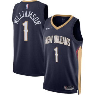 Women's Zion Williamson New Orleans Pelicans #1 Swingman Jersey - Icon Edition - Navy