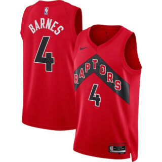 Women's Scottie Barnes Toronto Raptors #4 Swingman Jersey - Icon Edition - Red