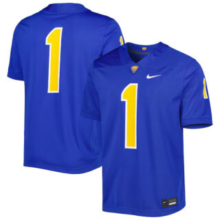 Men's #1 Pitt Panthers Untouchable Football Jersey - Royal