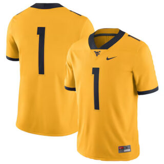 Men's West Virginia Mountaineers Alternate Game Jersey - Gold