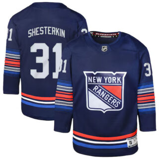 Youth Igor Shesterkin New York Rangers #31 Alternate Premier Player Jersey - Navy