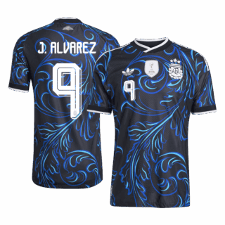 Argentina J. ALVAREZ Away Soccer Jersey Authentic 2026