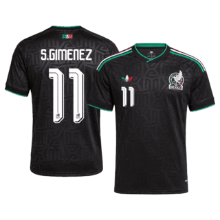 S.GIMENEZ #11 Mexico Third Soccer Jersey World Cup 2026 Black
