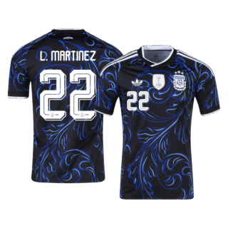 L. MARTiNEZ Argentina Away Soccer Jersey World Cup 2026 Black