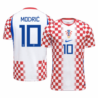 Croatia MODRIC #10 Home Soccer Jersey Authentic 2026