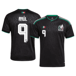 RAUL #9 Mexico Third Soccer Jersey World Cup 2026 Black