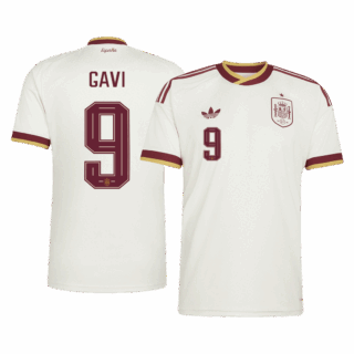 GAVI #9 Spain Away Soccer Jersey World Cup 2026 White